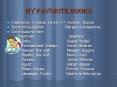 My favorite books PowerPoint PPT Presentation