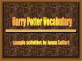Harry Potter Vocabulary PowerPoint PPT Presentation