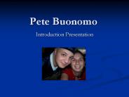Pete Buonomo