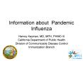 Information about Pandemic Influenza PowerPoint PPT Presentation