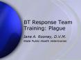 BT Response Team Training: Plague PowerPoint PPT Presentation