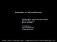 Animation in Italy and Russia' PowerPoint PPT Presentation