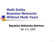 Multi-Entity Bayesian Networks Without Multi-Tears