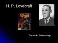 H' P' Lovecraft PowerPoint PPT Presentation