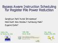 Bypass Aware Instruction Scheduling for Register File Power Reduction PowerPoint PPT Presentation