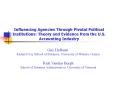 Influencing Agencies Through Pivotal Political Institutions: Theory and Evidence from the U'S' Accou PowerPoint PPT Presentation