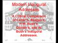 Modern Inaugural Addresses PowerPoint PPT Presentation