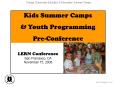 Kids Summer Camps