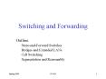 Switching and Forwarding PowerPoint PPT Presentation