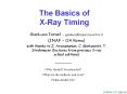 The Basics of X-Ray Timing PowerPoint PPT Presentation