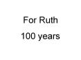 For Ruth PowerPoint PPT Presentation