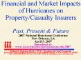 Financial and Market Impacts of Hurricanes on PropertyCasualty Insurers Past, Present PowerPoint PPT Presentation