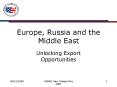 Europe, Russia and the Middle East PowerPoint PPT Presentation