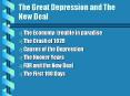 The Great Depression and The New Deal PowerPoint PPT Presentation