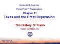 Instructor ESources PowerPoint Presentation Chapter 11 Texas and the Great Depression PowerPoint PPT Presentation