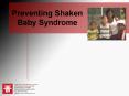 Preventing Shaken Baby Syndrome PowerPoint PPT Presentation
