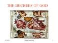 THE DECREES OF GOD PowerPoint PPT Presentation