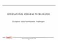 INTERNATIONAL BUSINESS ACCELERATOR PowerPoint PPT Presentation