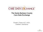 The Santa Barbara County Care Data Exchange