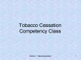 Tobacco Cessation Competency Class PowerPoint PPT Presentation