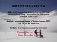 DOCUMENT OVERVIEW Title: Fully Polarimetric Airborne SAR and ERS SAR Observations of Snow: Implications For Selection of ENVISAT ASAR Modes Journal: International Journal of Remote Sensing, 2003, Vol. 24, No. 19, 3839-3854 Authors: Tore PowerPoint PPT Presentation