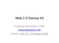Web 2'0 Startup Kit PowerPoint PPT Presentation