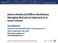 Online Worlds and Offline Worldviews ION Conference 2008 PowerPoint PPT Presentation