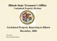Illinois State Treasurers Office Unclaimed Property Division PowerPoint PPT Presentation