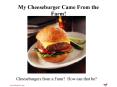 My Cheeseburger Came From the Farm PowerPoint PPT Presentation