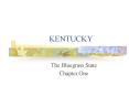 KENTUCKY PowerPoint PPT Presentation