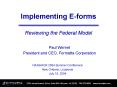 Implementing E-forms PowerPoint PPT Presentation
