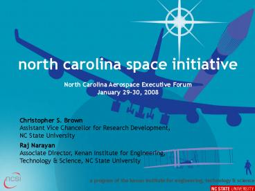 north carolina space initiative
