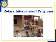Rotary International Programs