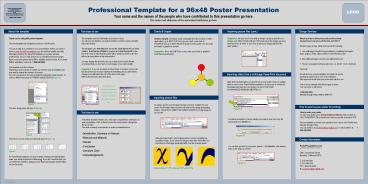 96x48 Powerpoint Poster Template