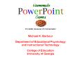 Michael K' Barbour PowerPoint PPT Presentation
