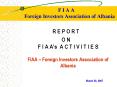 F I A A   Foreign Investors Association of Albania PowerPoint PPT Presentation