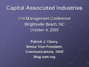 Capital Associated Industries