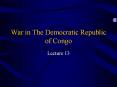 War in The Democratic Republic of Congo PowerPoint PPT Presentation