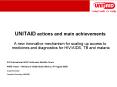 UNITAID actions and main achievements PowerPoint PPT Presentation