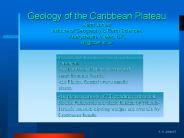 A Simple Model for the Caribbean