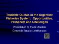 Tradable Quotas in the Argentine Fisheries System: Opportunities, Prospects and Challenges PowerPoint PPT Presentation