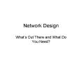 Network Design PowerPoint PPT Presentation