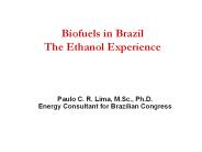 Biofuels in Brazil The Ethanol Experience