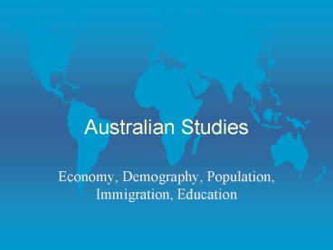 Australian Studies