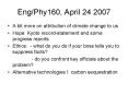 Eng/Phy160, April 24 2007 PowerPoint PPT Presentation