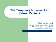 The Temporary Movement of Natural Persons