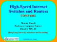 High-Speed Internet Switches and Routers PowerPoint PPT Presentation