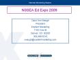NSSEA Ed Expo 2009 PowerPoint PPT Presentation