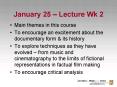 January 25 Lecture Wk 2 PowerPoint PPT Presentation