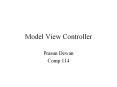 Model View Controller PowerPoint PPT Presentation